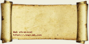 Anđelija Kalajdžić vizit kartica